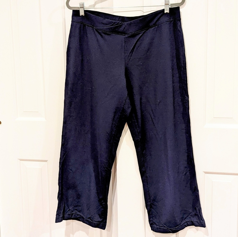 GAP workout pants cross front waistband Large